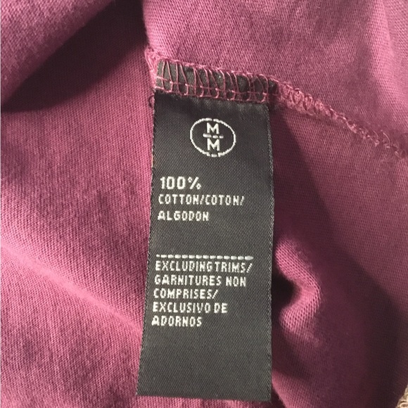 Buffalo David Bitton men’s crushed violet T-shirt size medium. NWT. - Picture 8 of 8